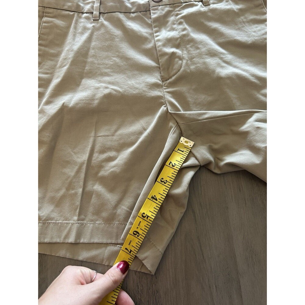 Quince Men Organic Cotton Classic Stretch Chino Shorts Beige Size 32 - Picture 5 of 7